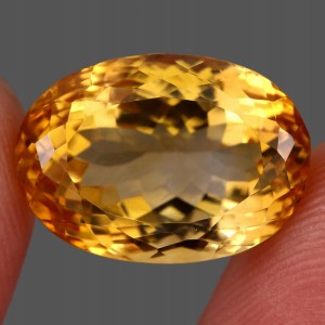 Kamień naturalny cytryn 17.09ct VVS