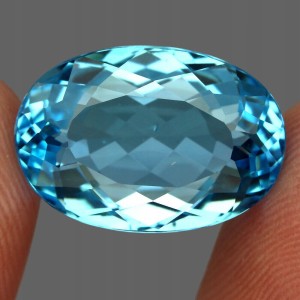 Kamień naturalny 18.45ct sky blue topaz IF