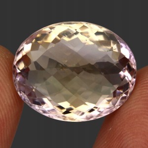 Kamień naturalny ametryn 22.12ct VVS dwukolorowy
